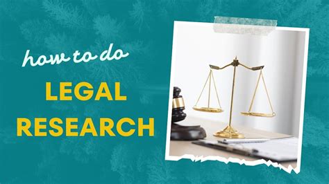 How to do legal research with 8 easy steps. .